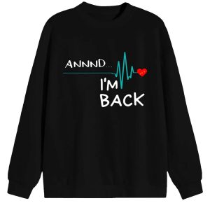 Heartbeat Sweatshirt | ECG Graphic Pullover