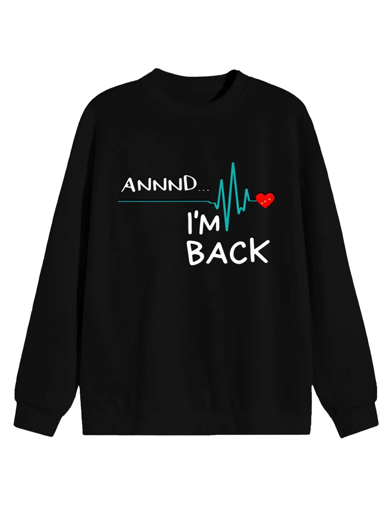 Heartbeat Sweatshirt | ECG Graphic Pullover