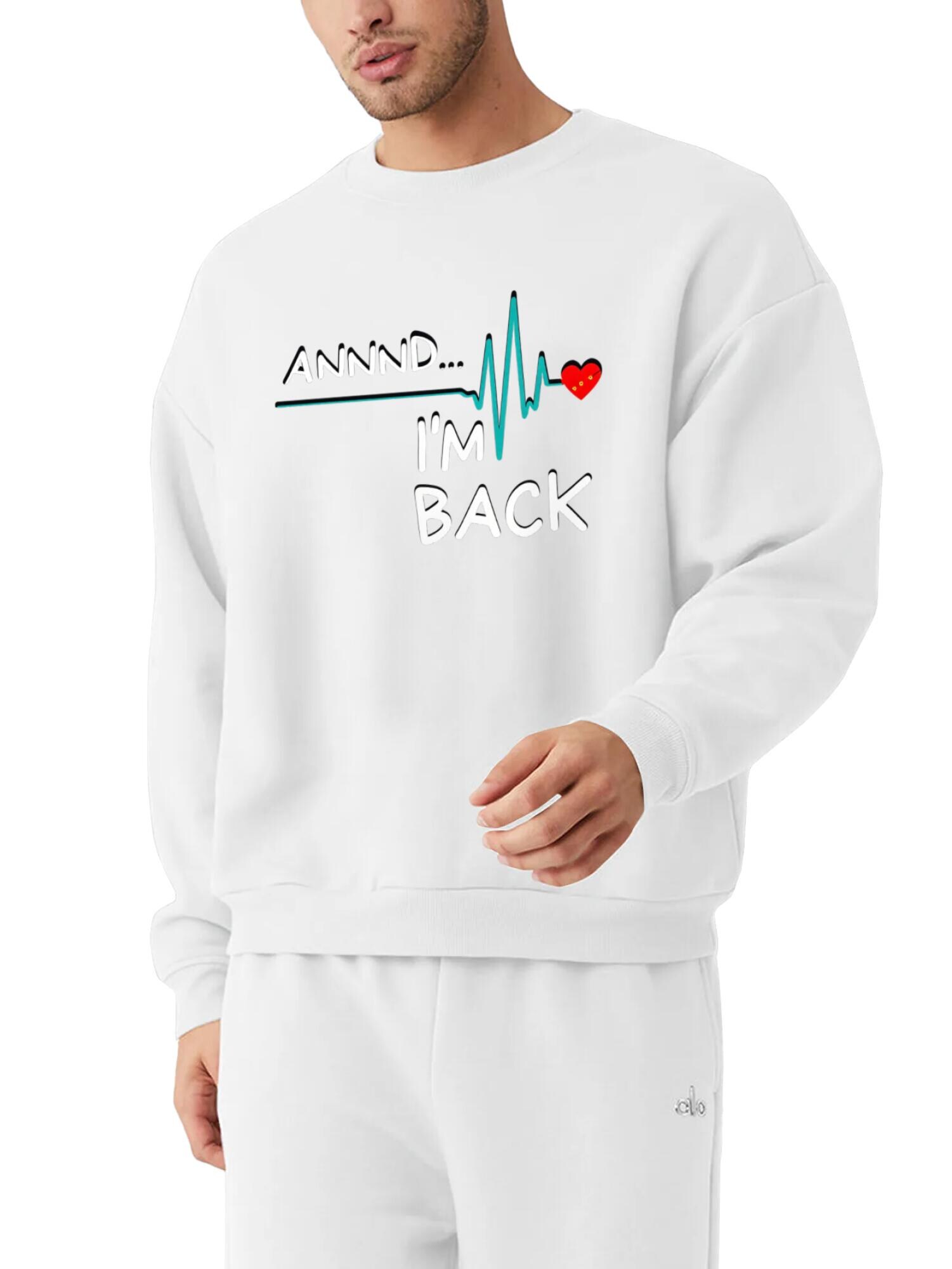 Heartbeat Sweatshirt | ECG Graphic Pullover - Image 3