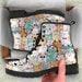 Vegan Leather Cat Boots | Custom Platform Combat Shoes - Image 4