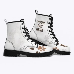 Custom Pet Combat Boots | Personalized Dog Photo Boots