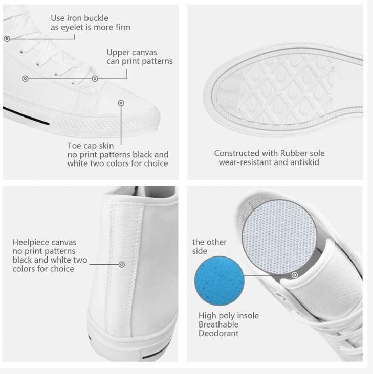 Elvis High Tops | Rock Sneakers - Image 2