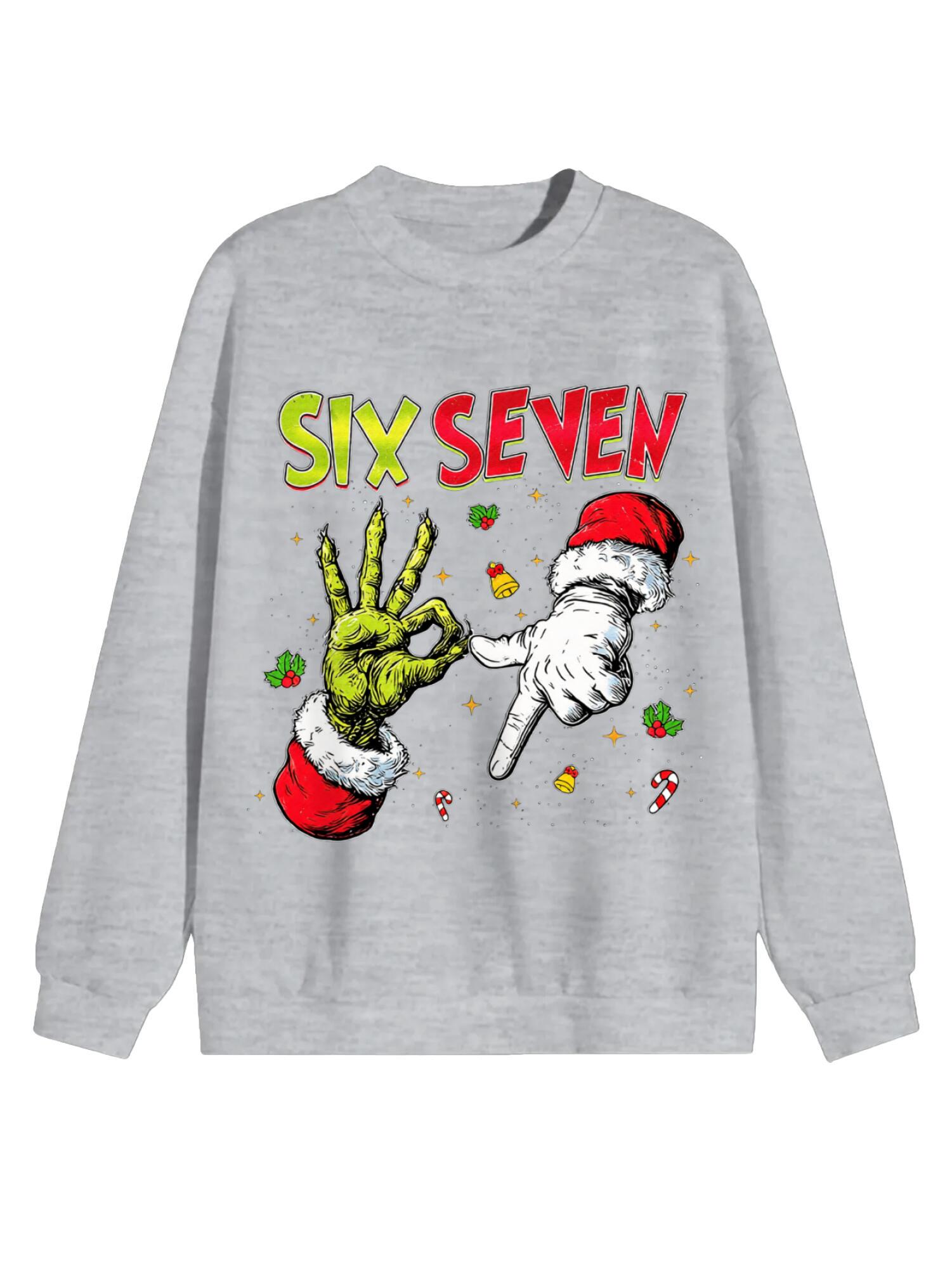 67 Meme Sweatshirt | Grinch Christmas Jumper - Image 4