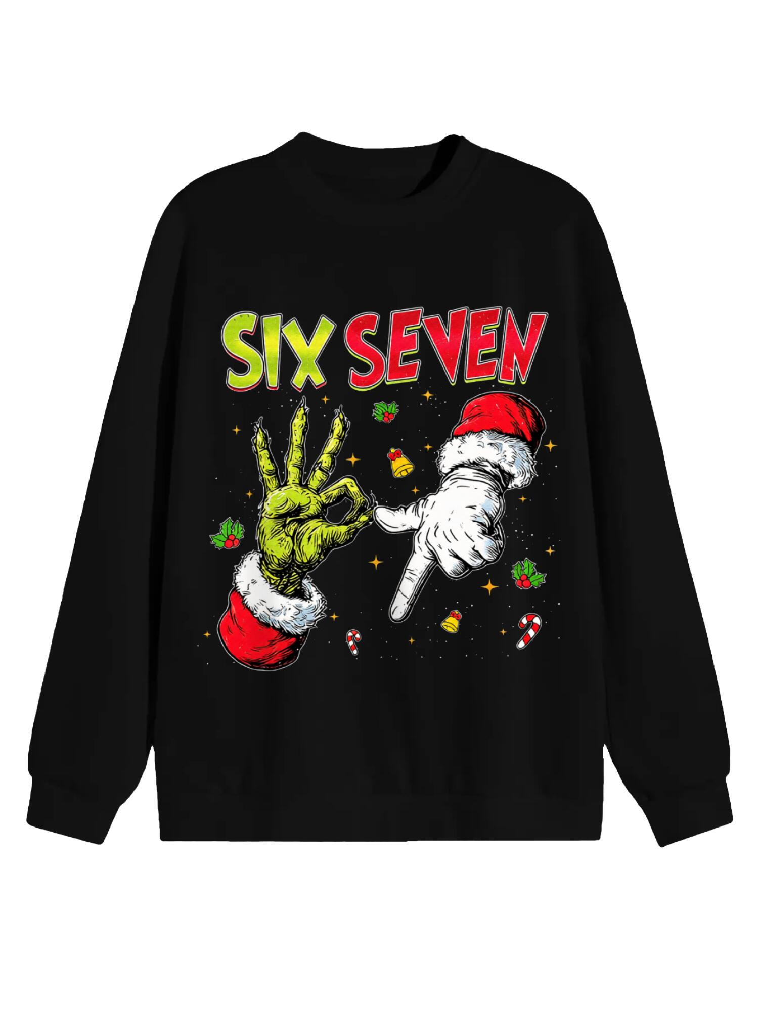 67 Meme Sweatshirt | Grinch Christmas Jumper - Image 2
