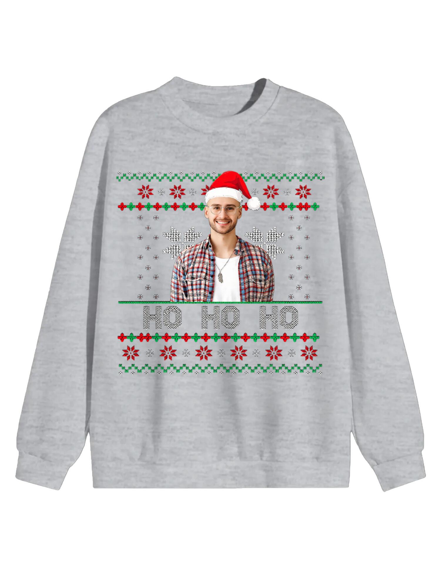 Custom Face Jumper | Personalized Christmas Sweatshirt - Image 7