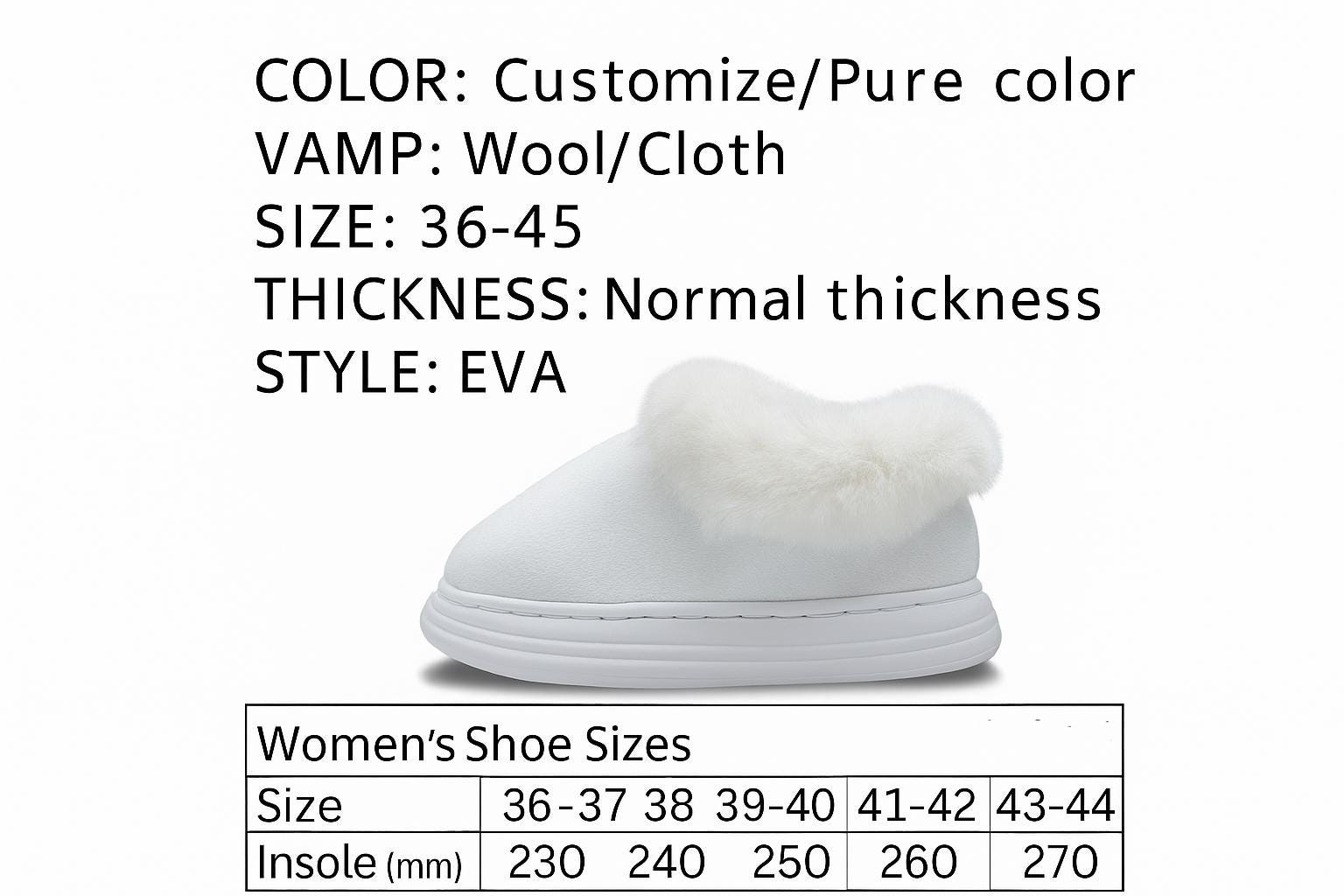 Plaid Plush Slippers | Fuzzy Indoor House Shoes - Image 2