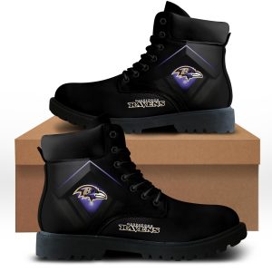 Raven Combat Boots | Gothic Street Shoes