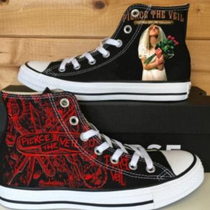 Pierce The Veil High Tops | Emo Punk Sneakers