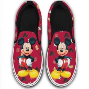 Mouse Slip-Ons | Cartoon Sneakers