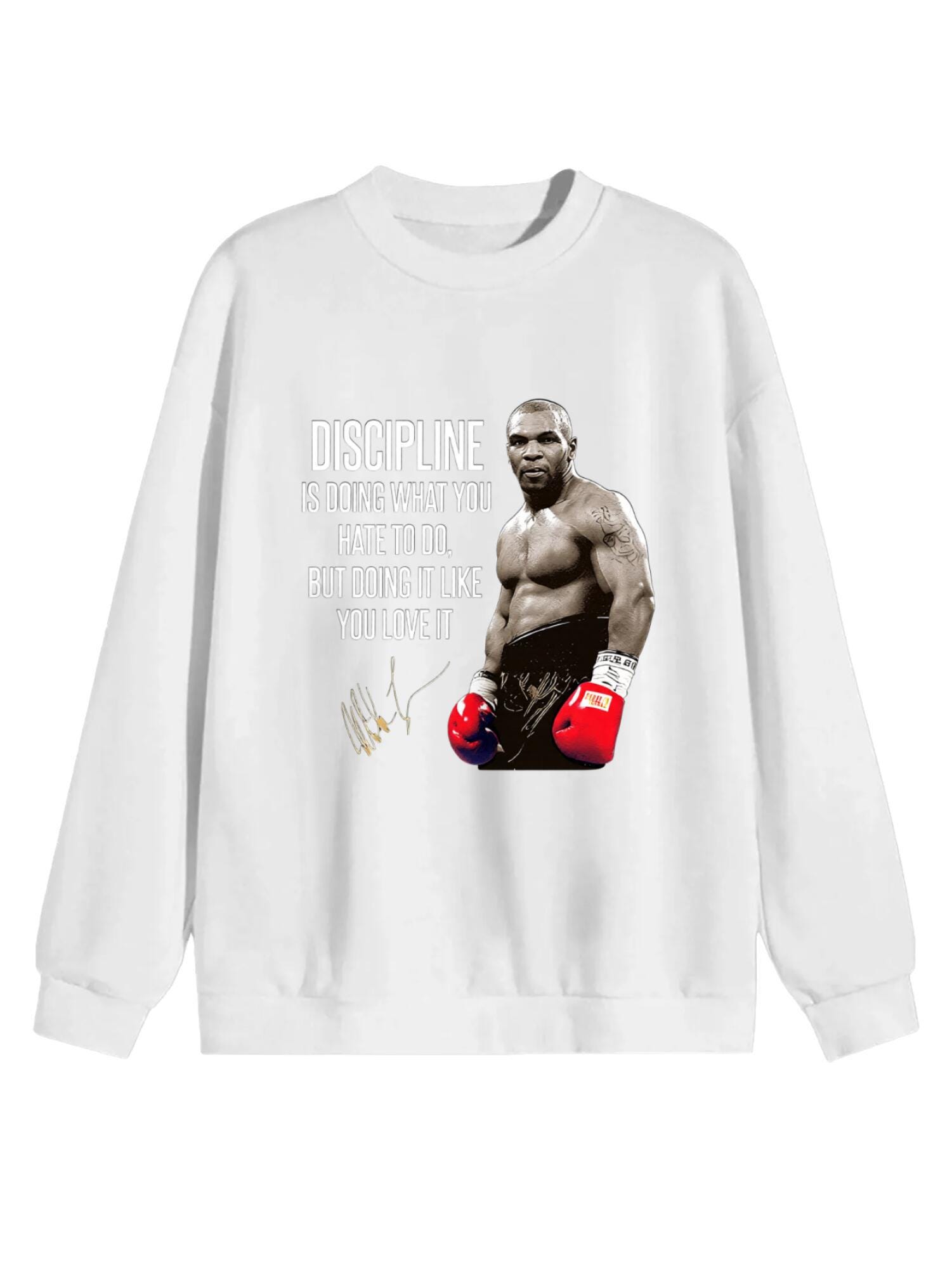Boxing Quote Sweatshirt | Workout Motivation Pullover - Image 3