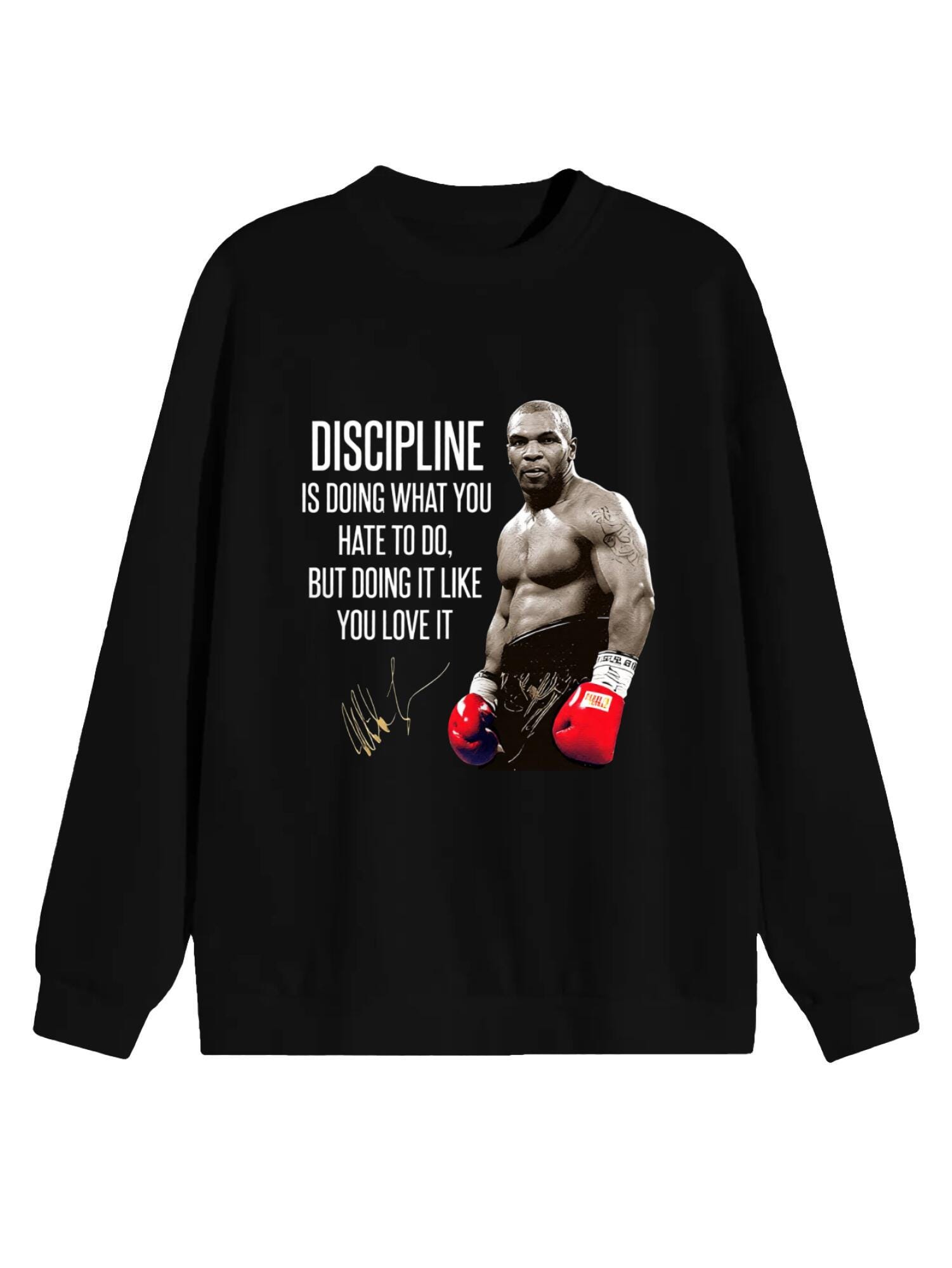 Boxing Quote Sweatshirt | Workout Motivation Pullover