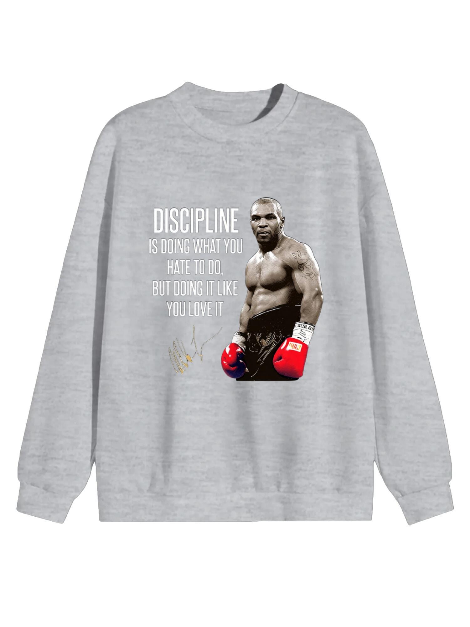 Boxing Quote Sweatshirt | Workout Motivation Pullover - Image 4