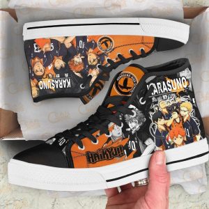 Volleyball Anime Sneakers | Sports High Tops