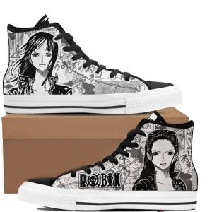 Comic Art Sneakers | Manga High Tops