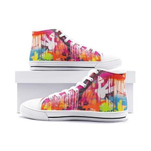 Graffiti High Tops | Color Splash Sneakers