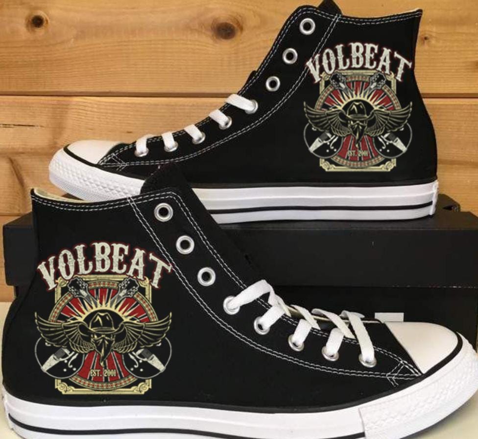 Volbeat Sneakers | Rock Band High Tops