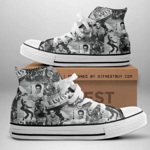 Elvis High Tops | Rock Sneakers