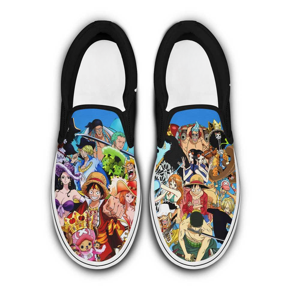 Pirate Crew Slip-Ons | Anime Sneakers