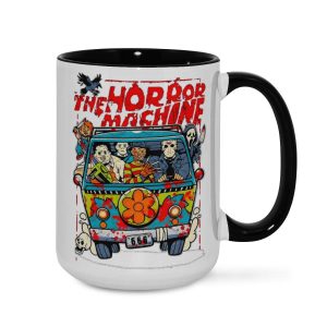 Horror Machine Slasher Mug - Retro Van Movie Cup