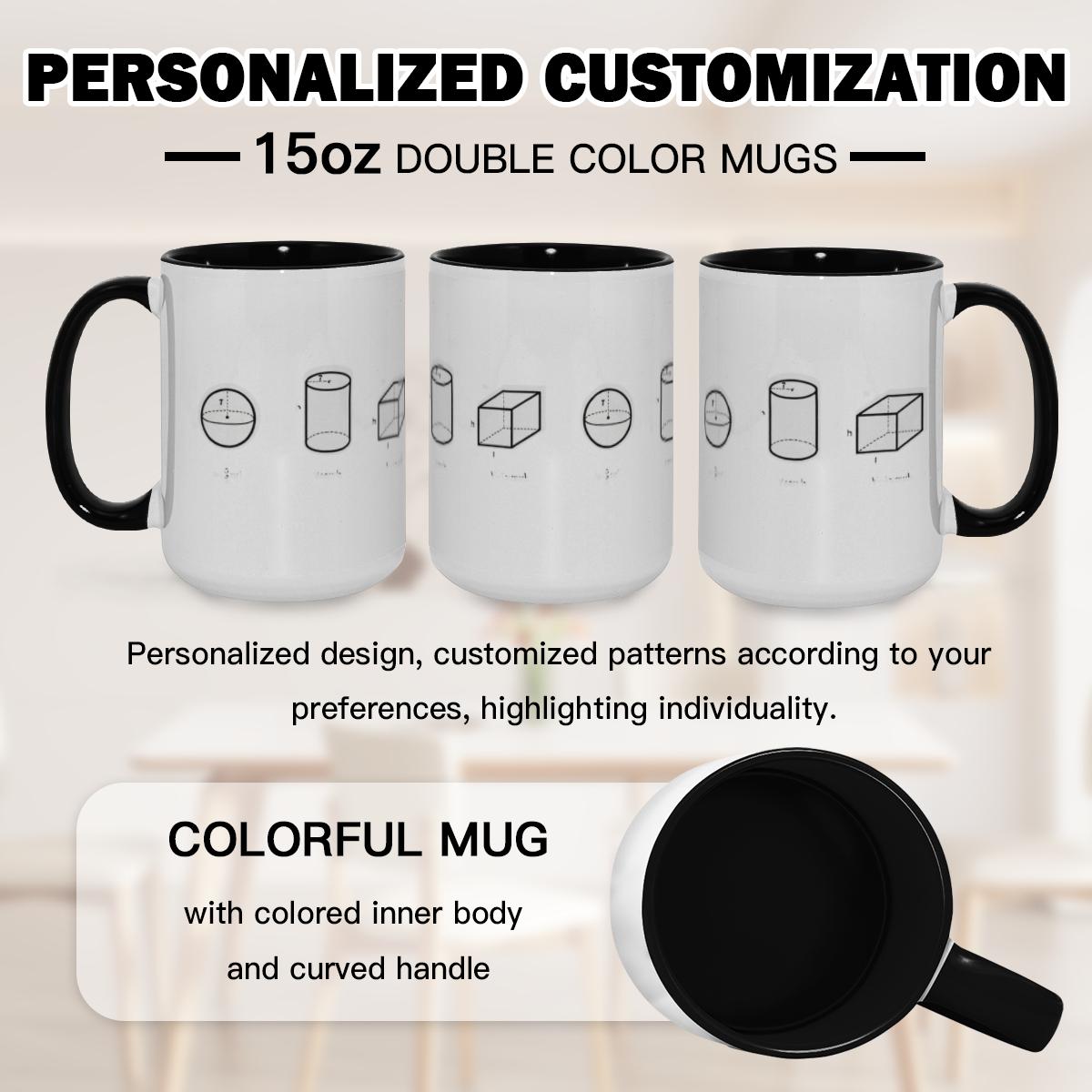 Math Formulas Mug - Geometry Equations Coffee Cup - Image 2