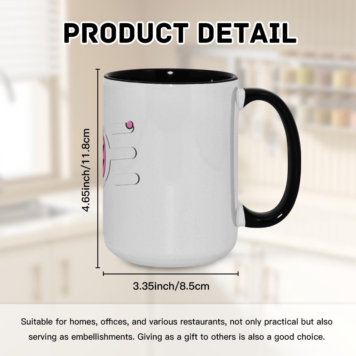 Pink Lightning Bolt Mug - Retro Stylish Cup - Image 8