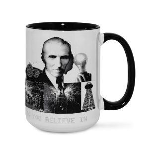 Nikola Tesla Mug - Retro Electrical Science Cup
