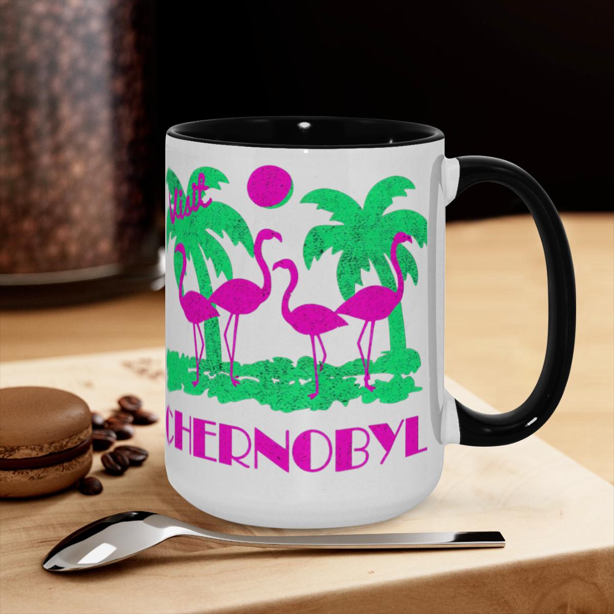 Visit Chernobyl Mug - Dark Humor Parody Coffee Cup - Image 3