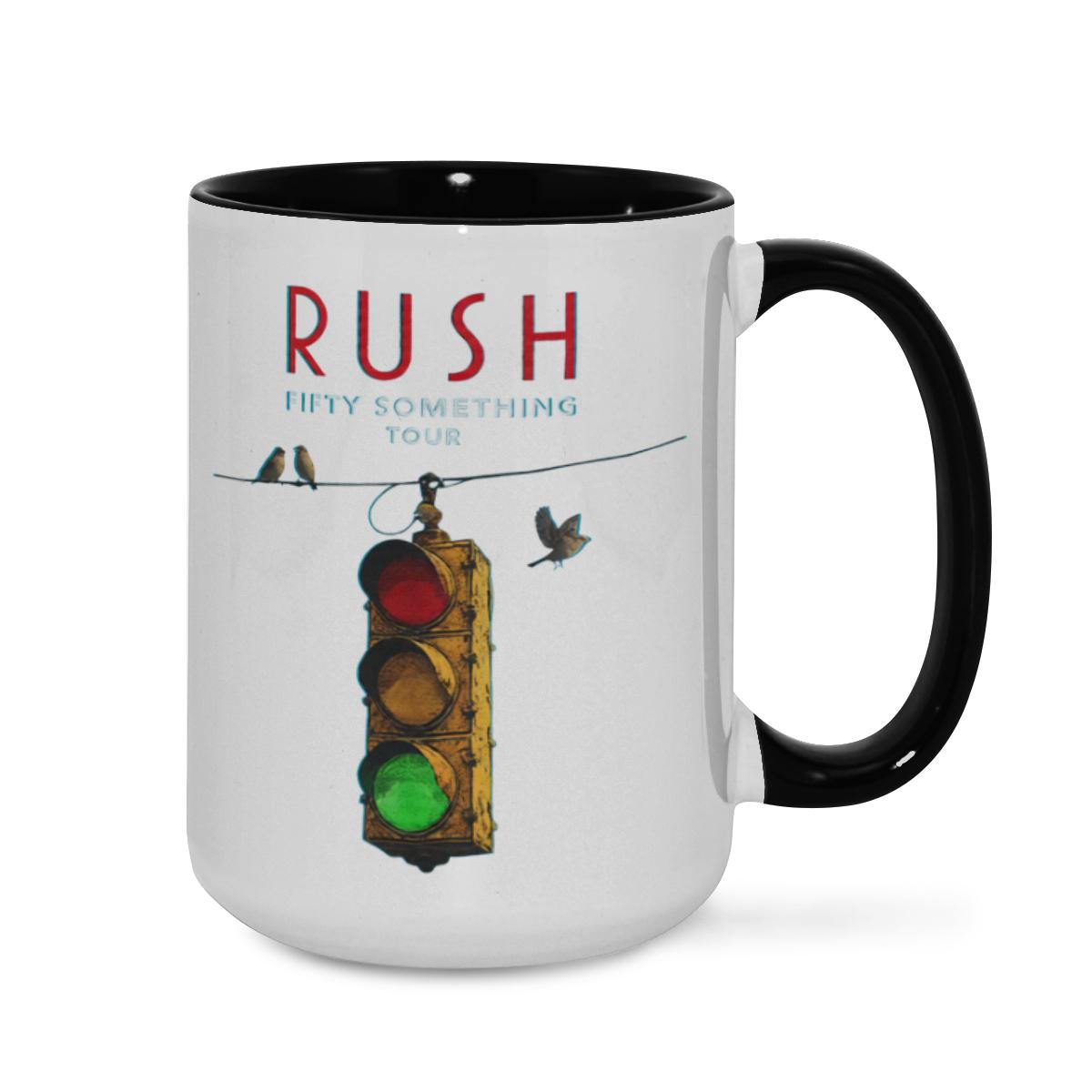 Rush Fifty Something Tour Mug - Retro Rock Band Coffee Cup