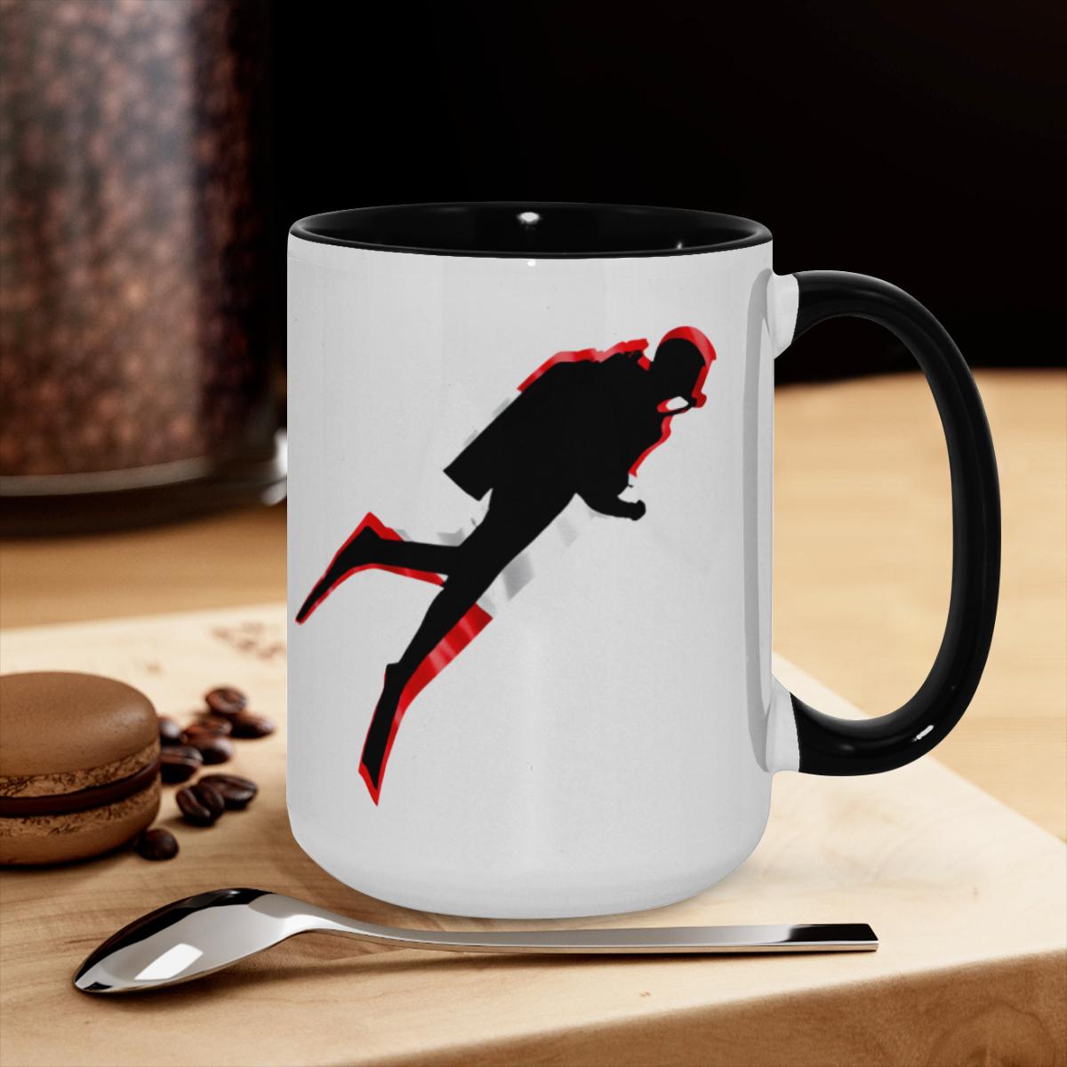 Scuba Diver Mug - Underwater Adventure Coffee Cup - Image 3