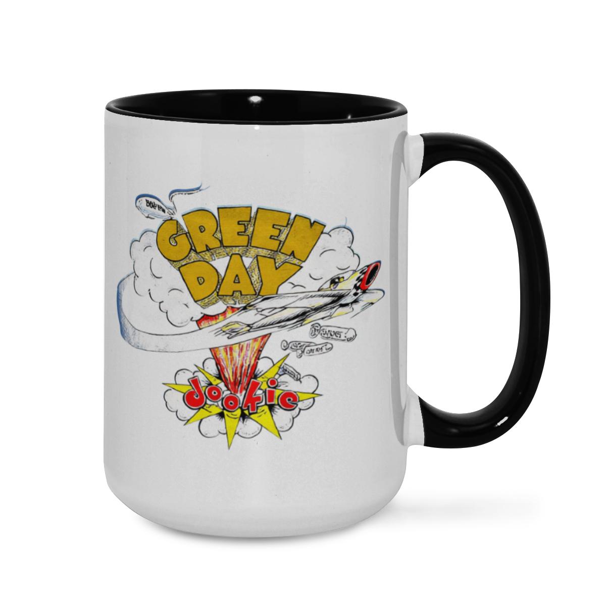 Green Day Dookie Mug - Punk Rock Album Coffee Cup