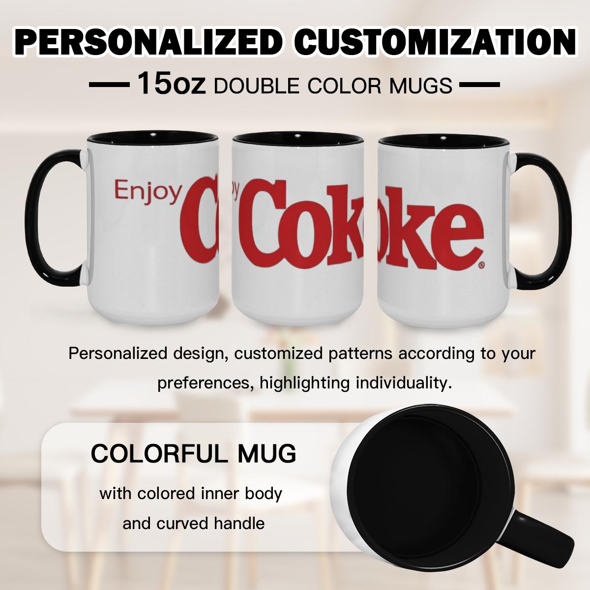 Retro Red Logo Mug - Classic Soda Brand Cup - Image 3