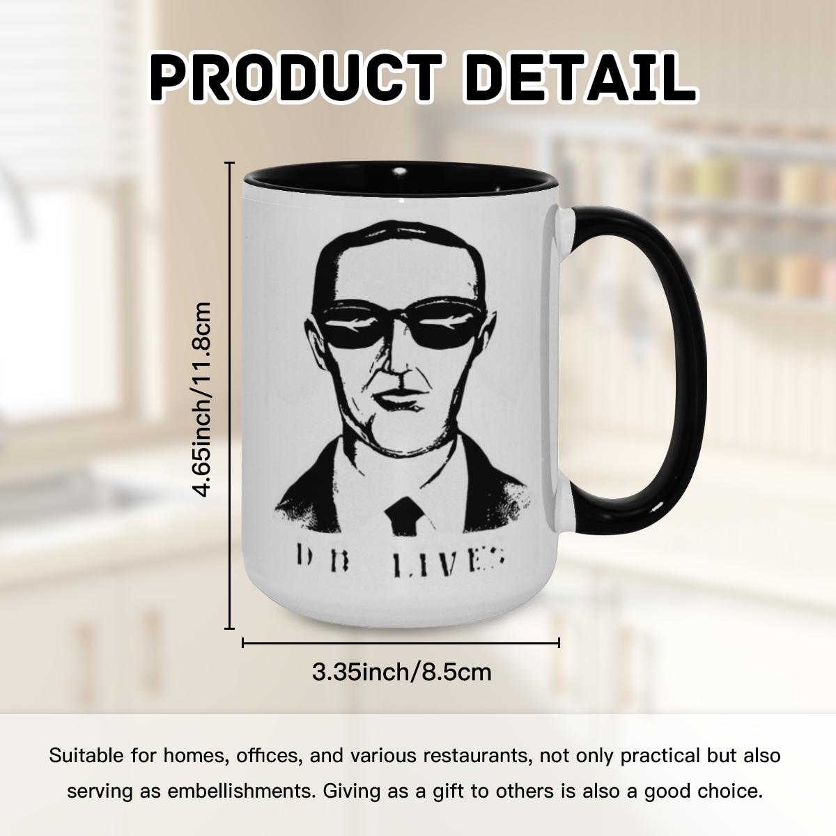 DB Cooper Mug - Unsolved Mystery Coffee Cup - Image 8