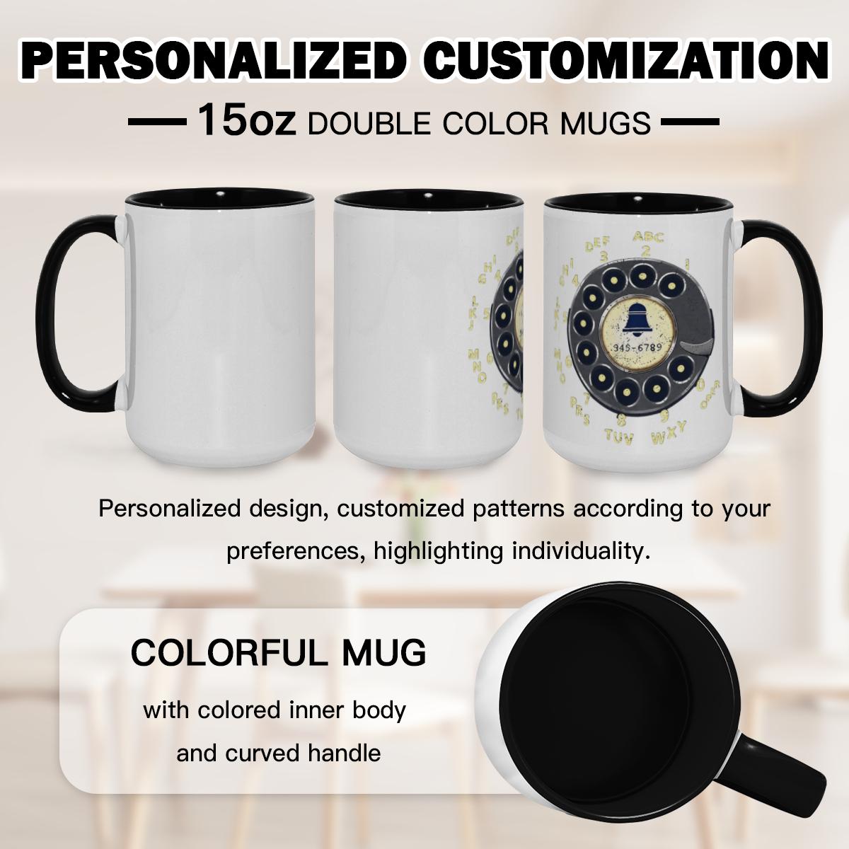 Rotary Phone Mug - Retro 80s 90s Nostalgia Cup - Image 2