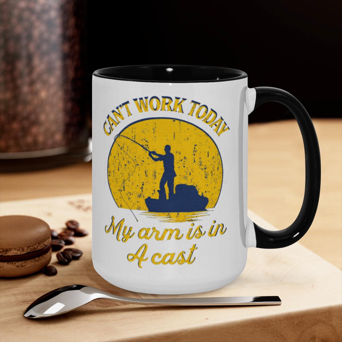 Fishing Joke Mug - Humorous Angler Coffee Cup - Image 3