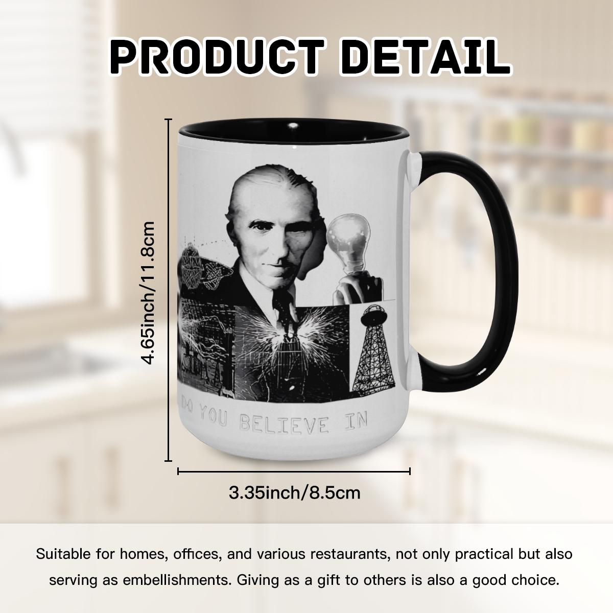 Nikola Tesla Mug - Retro Electrical Science Cup - Image 8