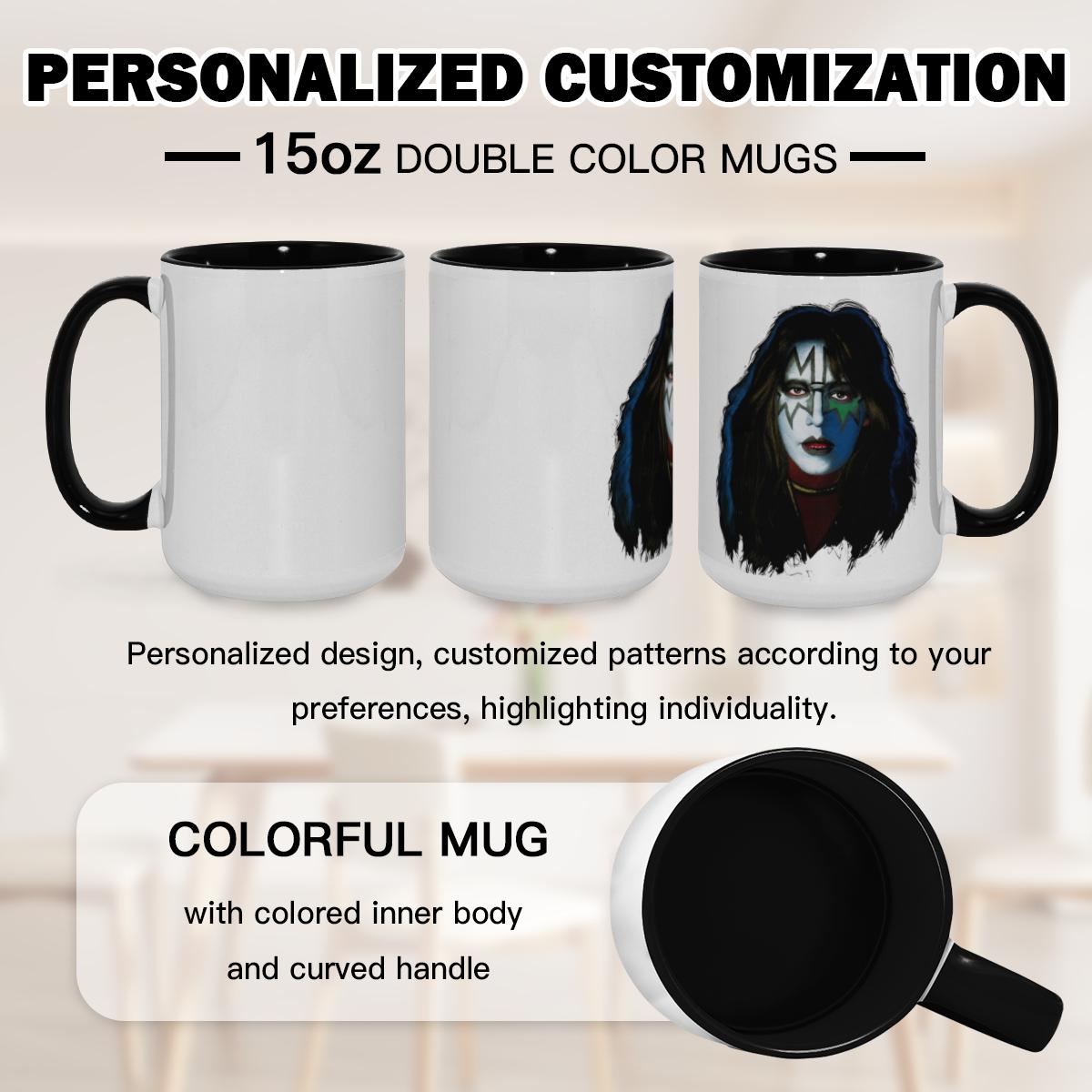 KISS Glam Rock Mug - Iconic Band Face Art Cup - Image 2