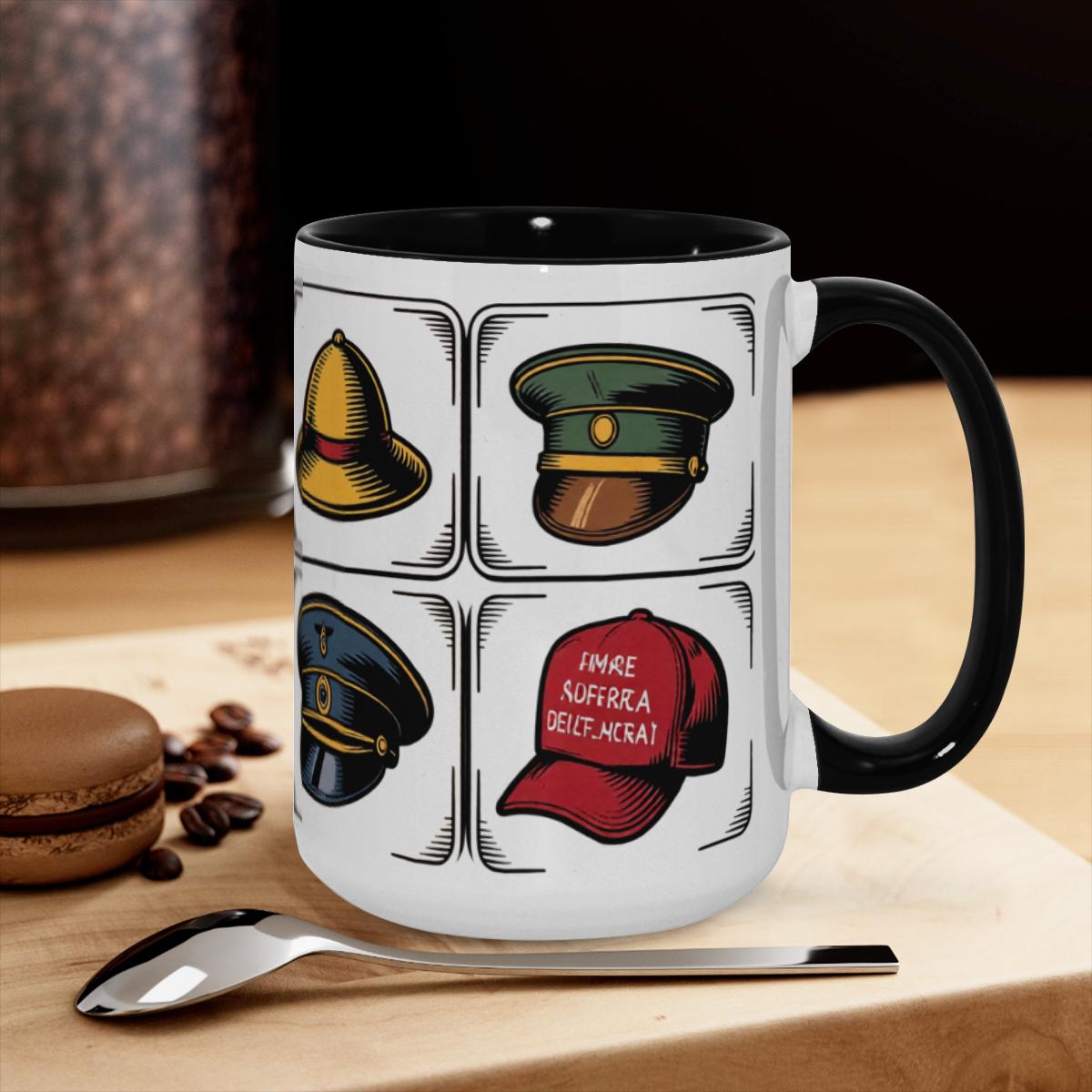 Vintage Hat Collection Mug - Retro Style Cup - Image 3