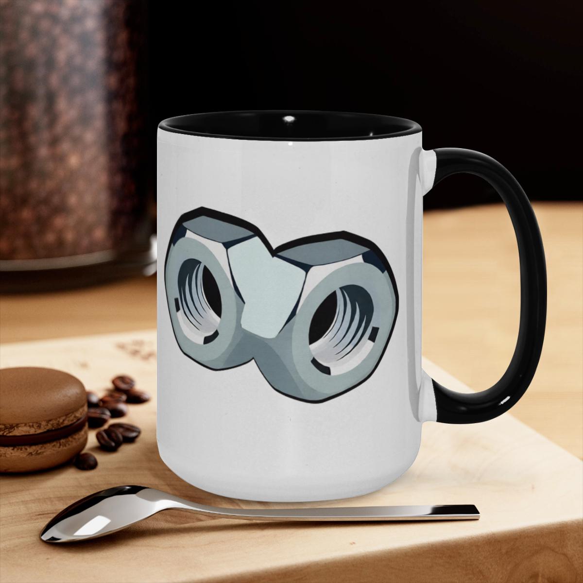 Nut Goggles Mug - Funny Eye Protection Cup - Image 3