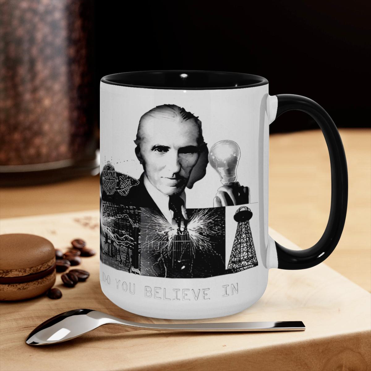 Nikola Tesla Mug - Retro Electrical Science Cup - Image 3