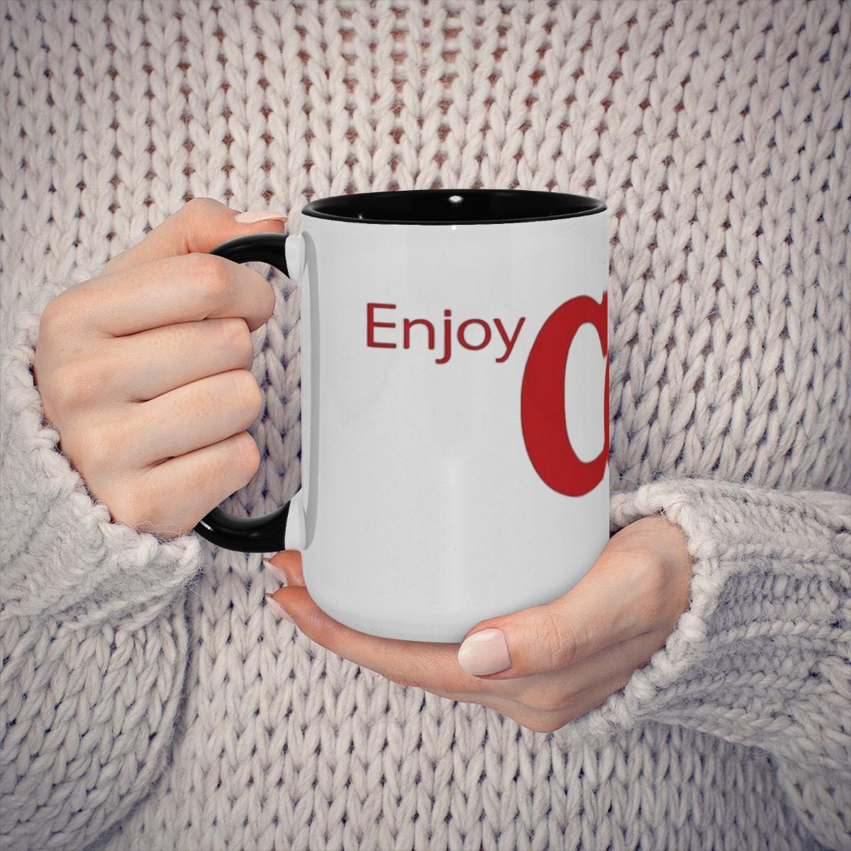 Retro Red Logo Mug - Classic Soda Brand Cup - Image 4