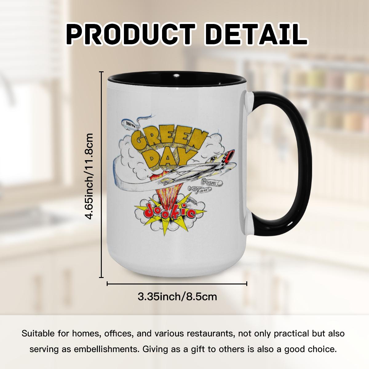 Green Day Dookie Mug - Punk Rock Album Coffee Cup - Image 8
