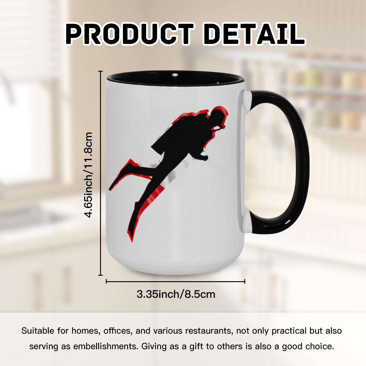 Scuba Diver Mug - Underwater Adventure Coffee Cup - Image 8