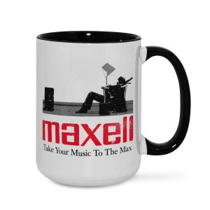 Maxell ‘Take Music To Max’ Mug - Retro Audio Brand Cup