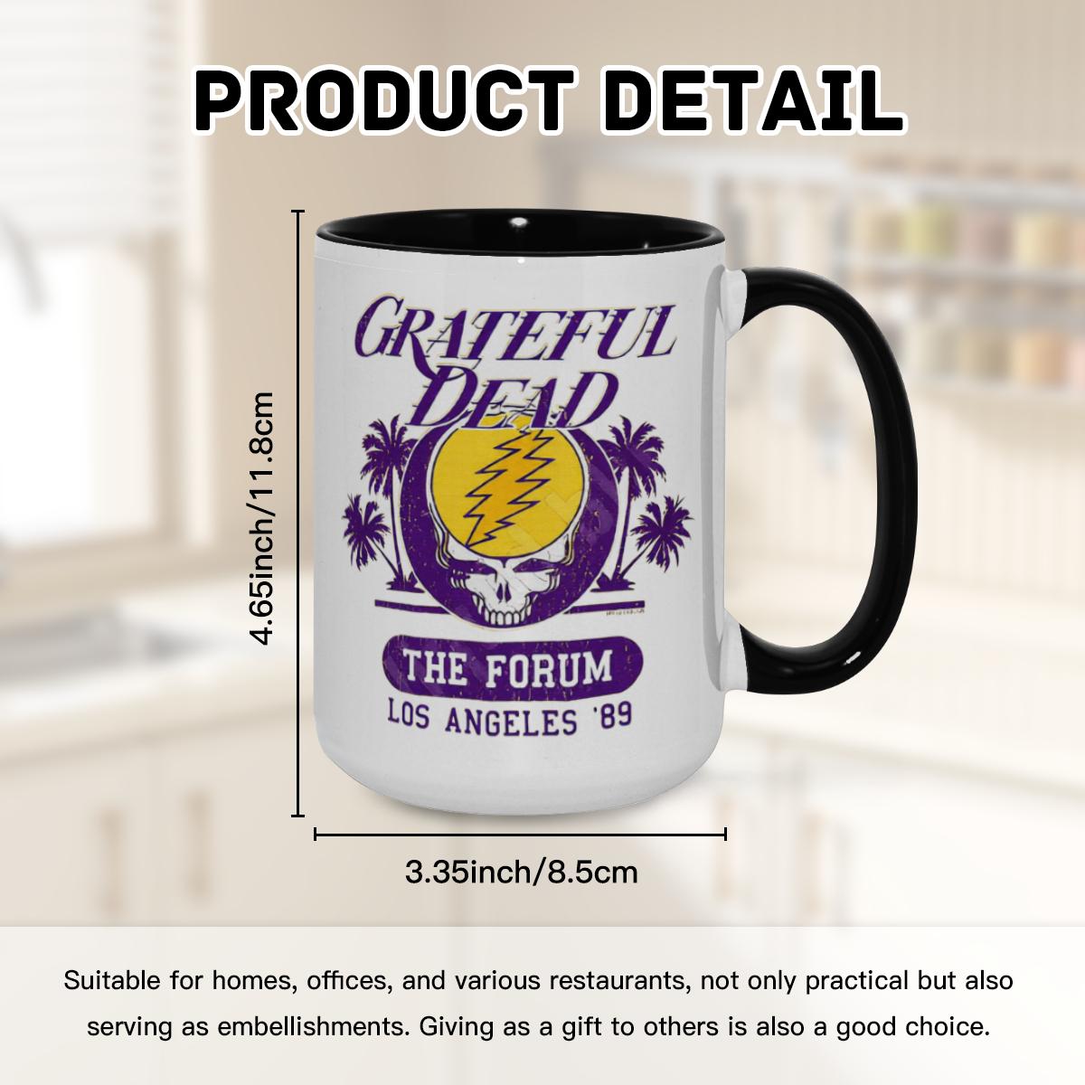 Grateful Dead Forum 89 Mug - Vintage Concert Cup - Image 8