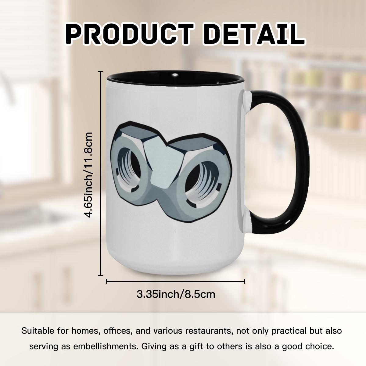 Nut Goggles Mug - Funny Eye Protection Cup - Image 8