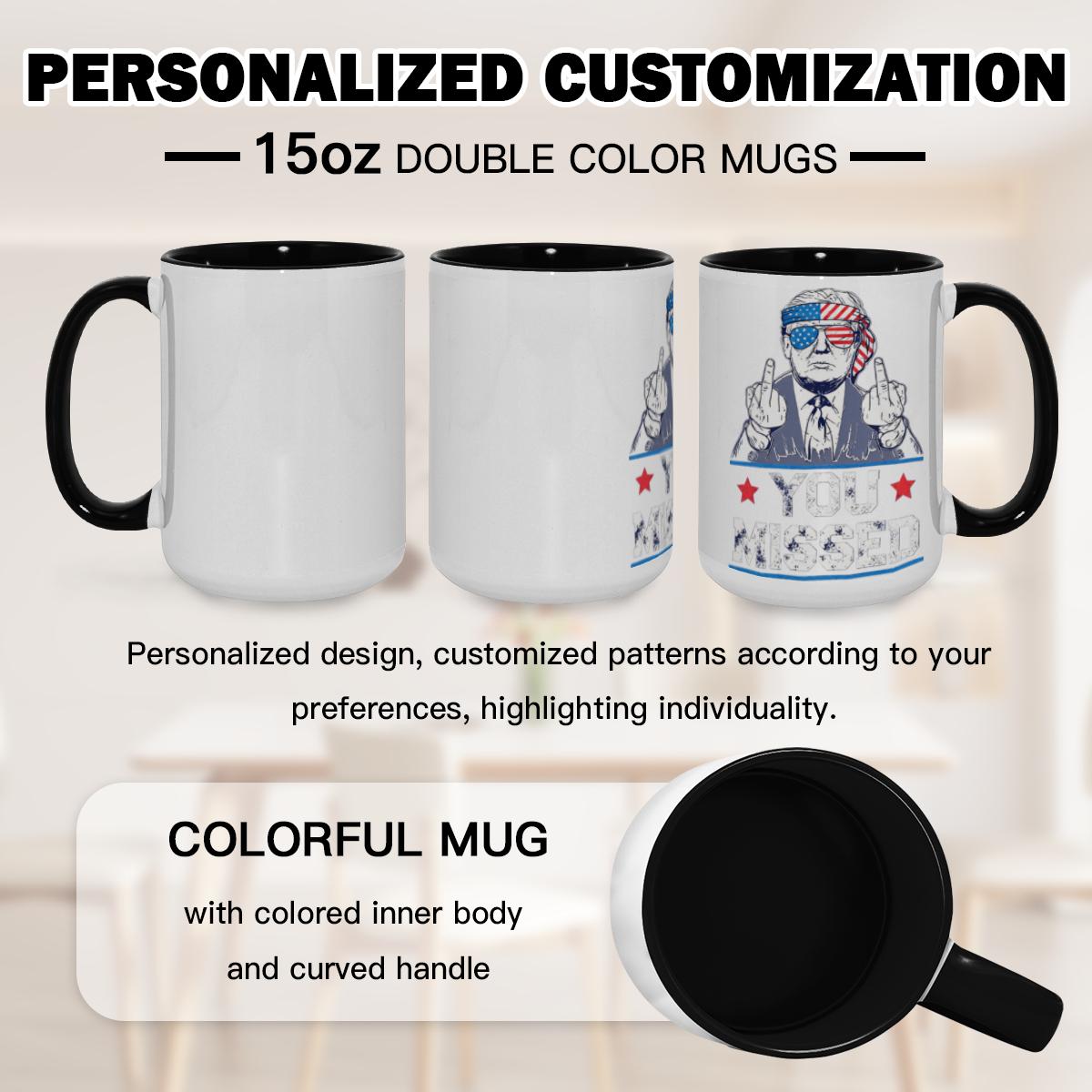 ‘You Missed’ Mug - Edgy American Flag Cup - Image 2