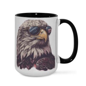 American Eagle Sunglasses Mug - Patriotic USA Cup