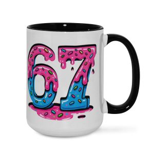 67 Graffiti Mug - Colorful Dripping Street Cup