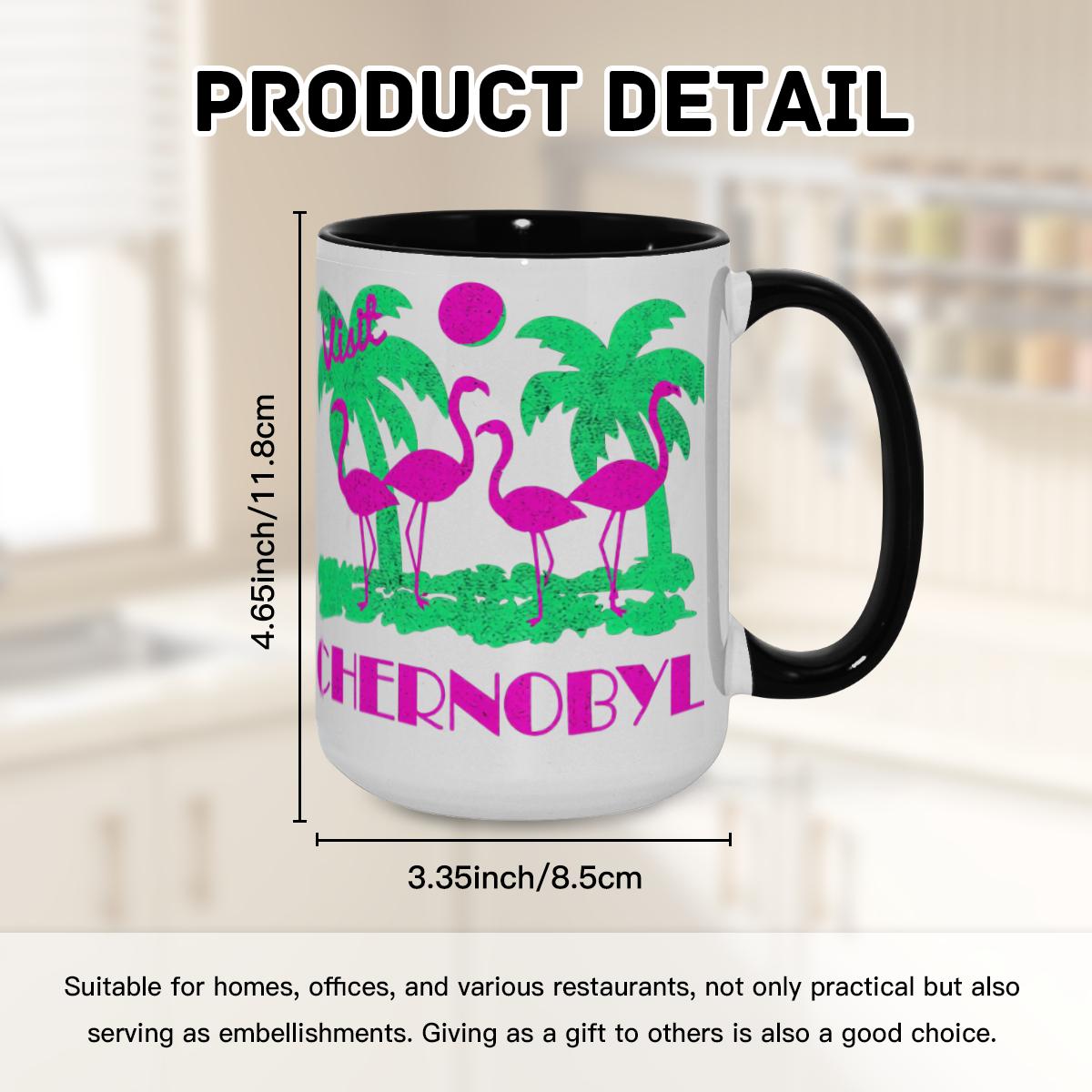 Visit Chernobyl Mug - Dark Humor Parody Coffee Cup - Image 8