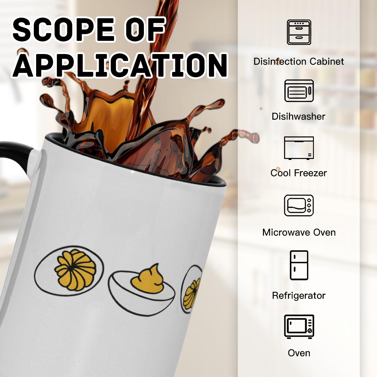 Deviled Eggs Mug - Funny Picnic Food Cup - Image 5